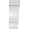 Ekena Millwork 5 1/2-in. W x 8-in. D x 16-in. H Balboa Architectural Grade PVC Knee Brace BRCP055X08X16BOA - alternate 6